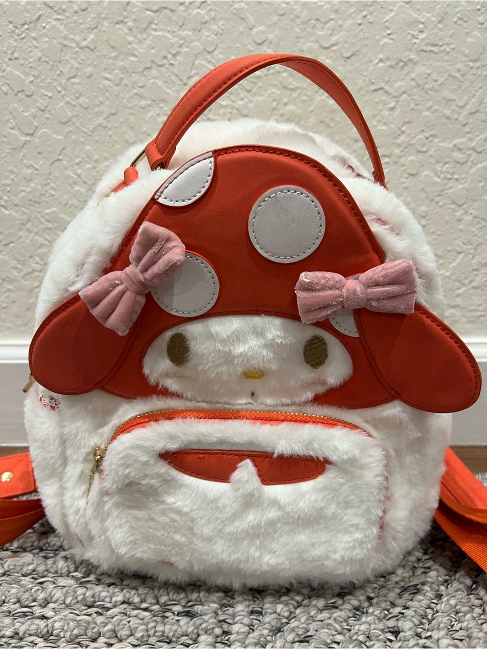 My Melody Fur Mushroom Loungefly Bag